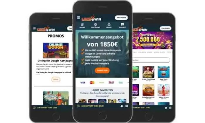 Locowin Casino Erfahrungen: Login und App im Test für deutsche Spieler